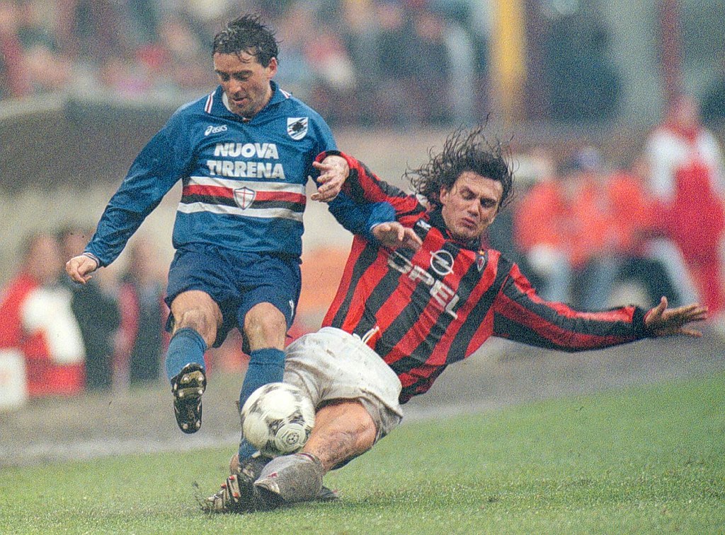 Paolo Maldini Roberto Mancini