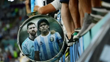 maradona messi
