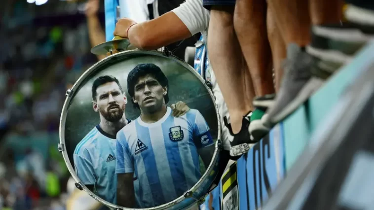 maradona messi