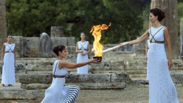Lighting and Handover Ceremonies of the Olympic Flame for PyeongChang 2018