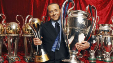 Silbio Berlusconi trofei Milan