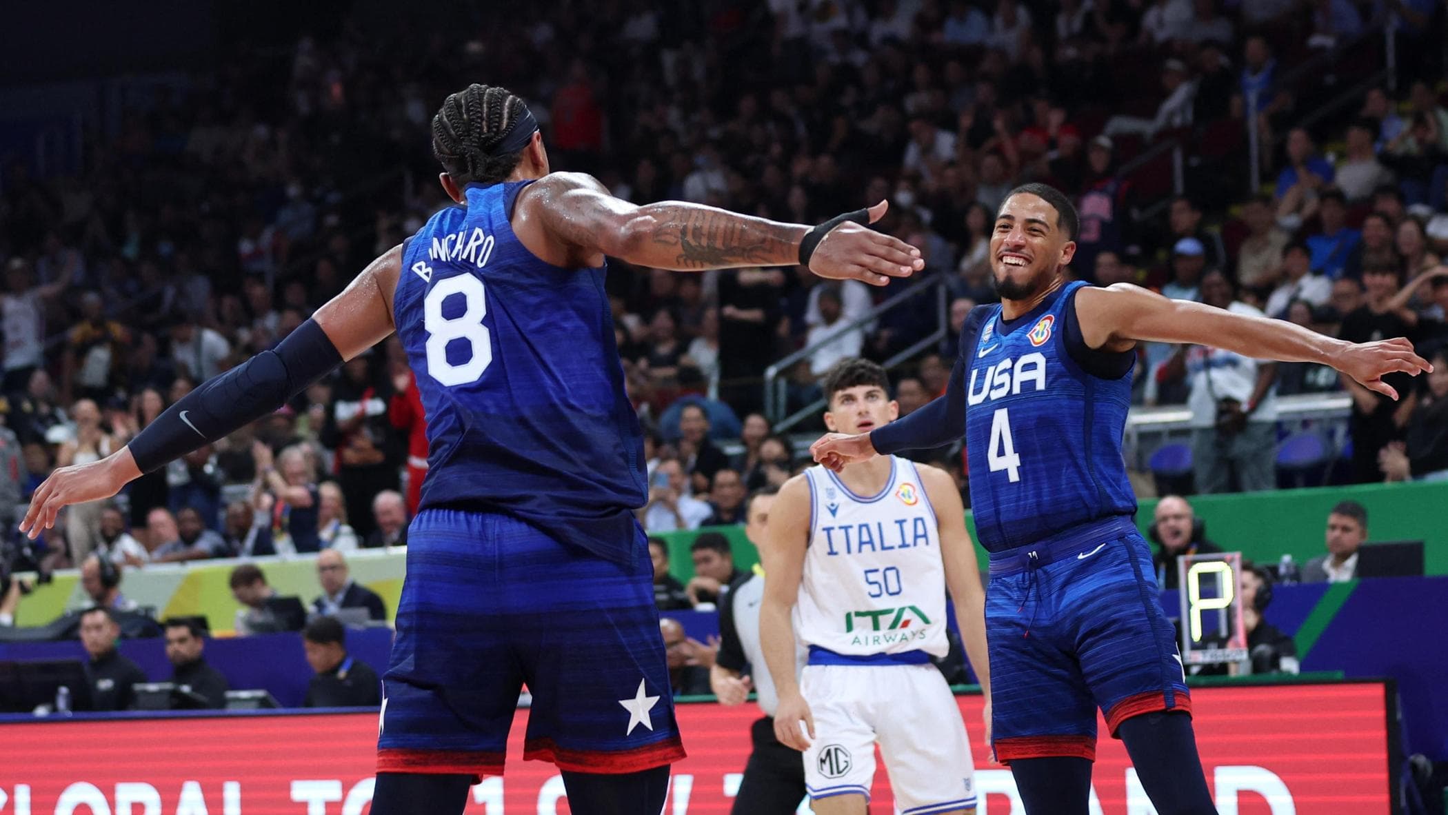Italia USA basket 2023