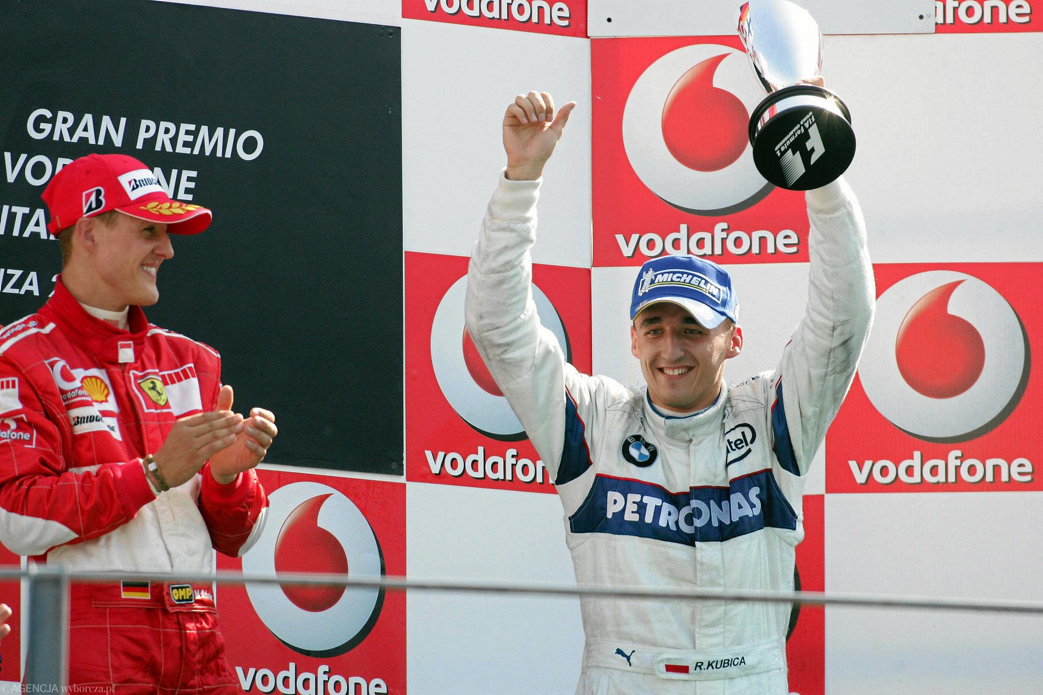 Kubica primo podio monza